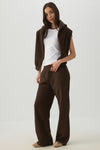 Pantalon jambe droite en Molleton MADESOFT™