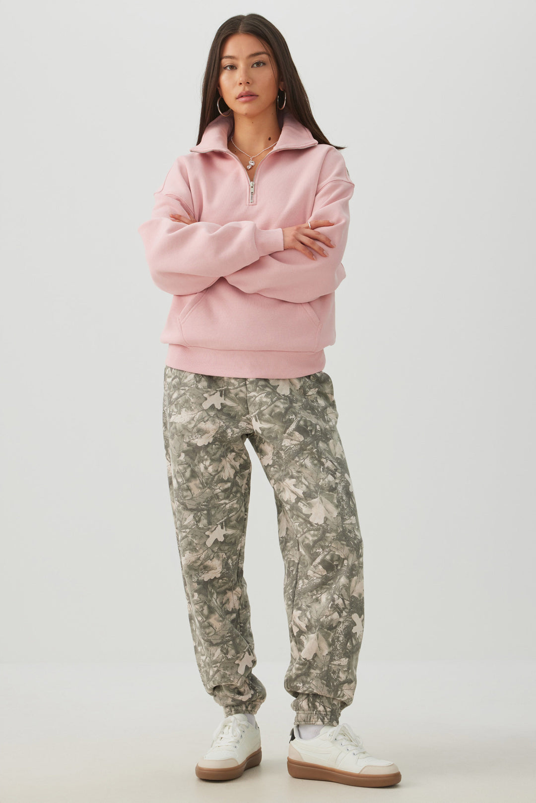 MADESOFT™ Fleece Half Zip Sweatshirt