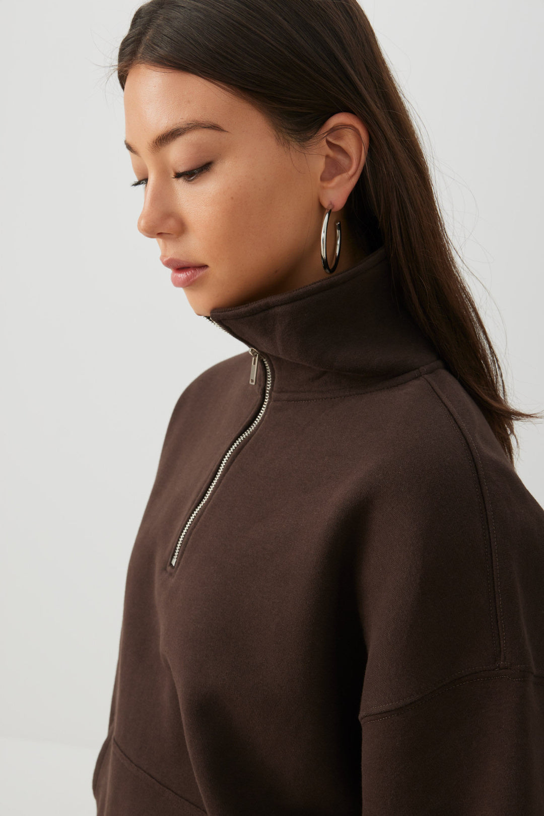 MADESOFT™ Fleece Half Zip Sweatshirt