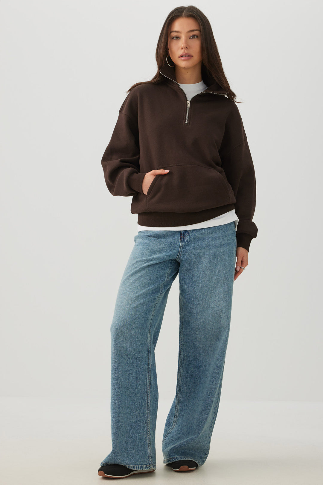 MADESOFT™ Fleece Half Zip Sweatshirt