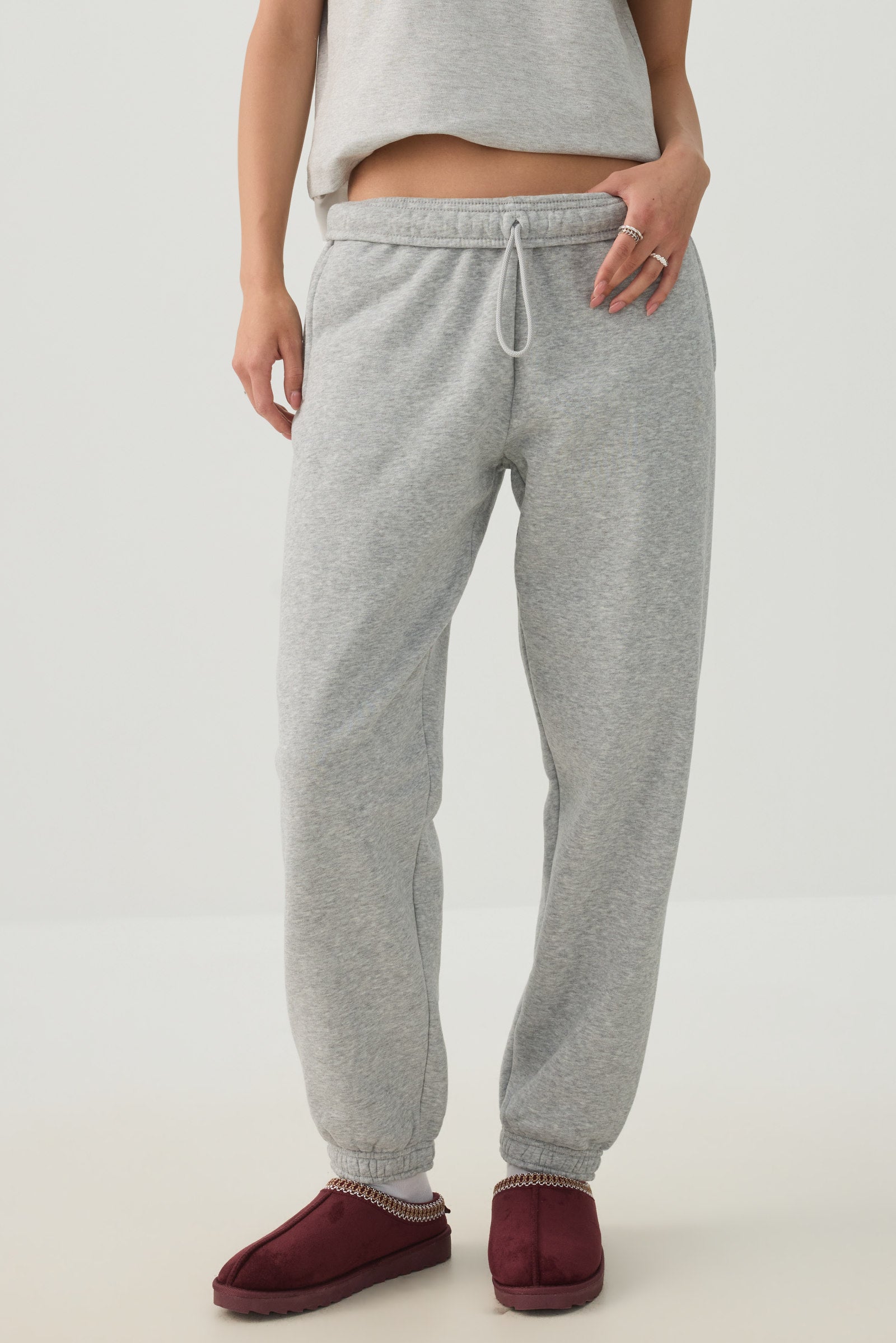 MADESOFT™ Fleece Baggy Sweatpants | Ardene