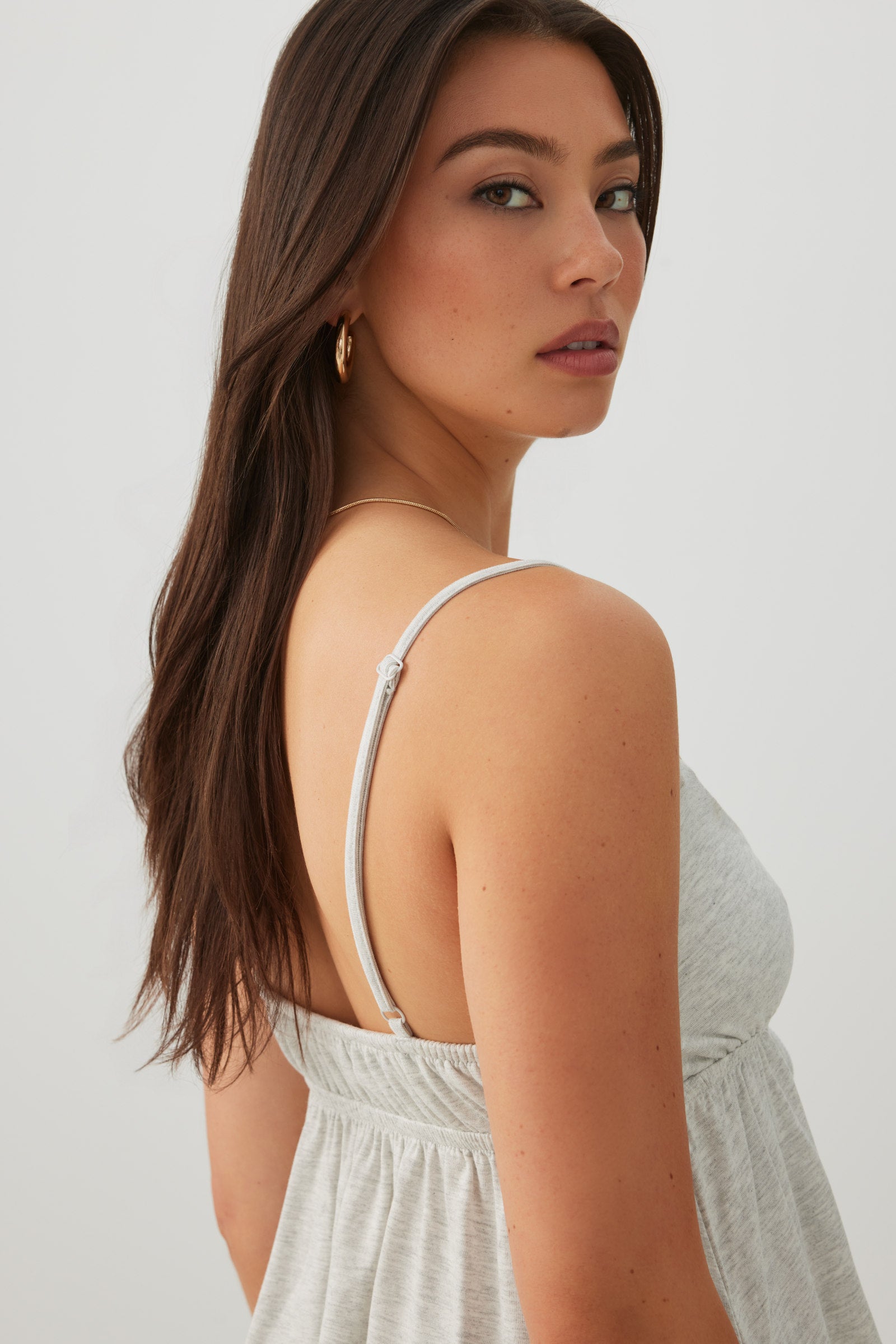 Tie Front Babydoll Tank Top | Ardene