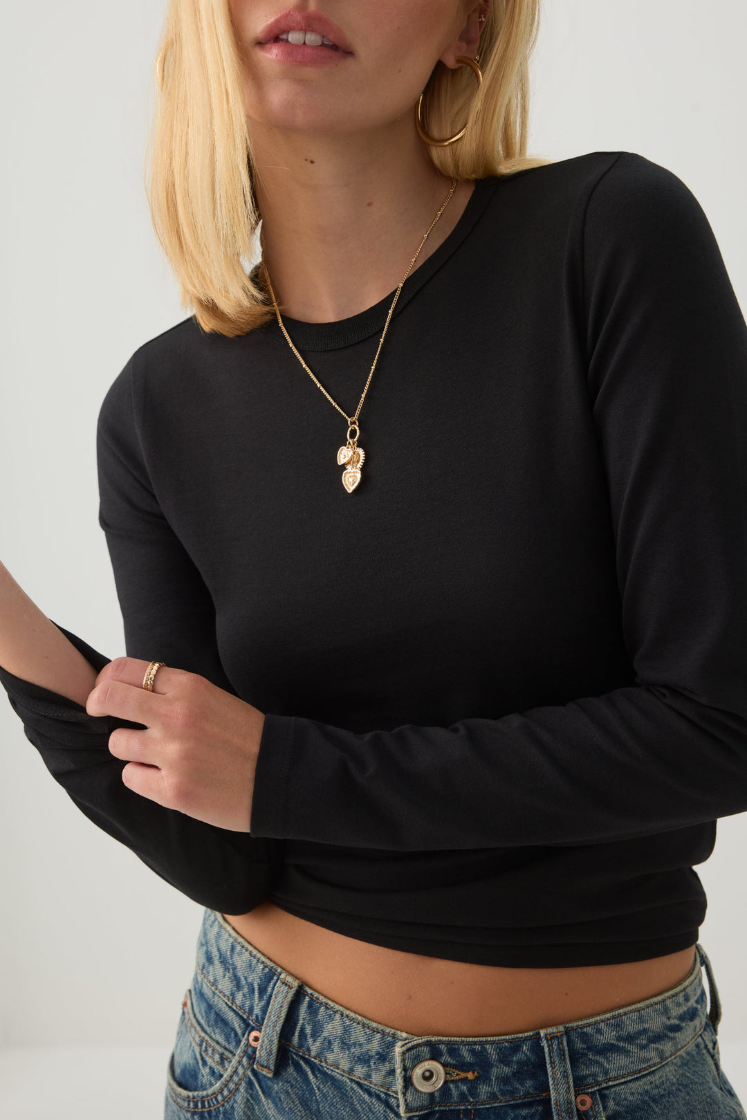 Basicore™ Fitted Long Sleeve T-Shirt