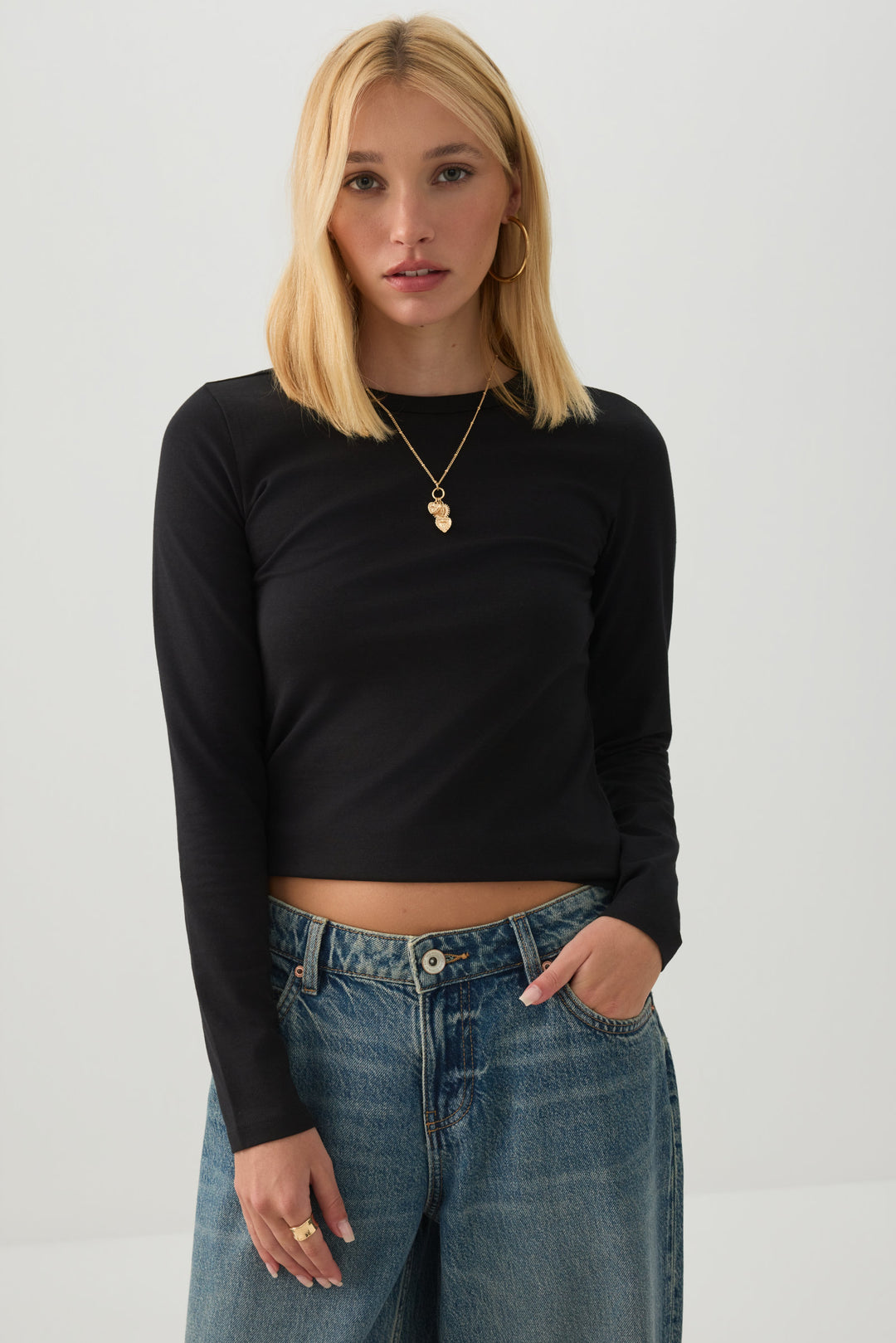 Basicore™ Fitted Long Sleeve T-Shirt