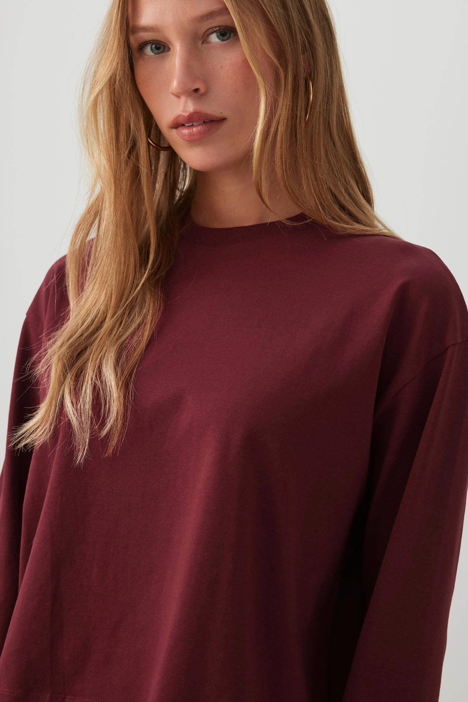 Basicore™ Boxy Long Sleeve T-Shirt | Ardene