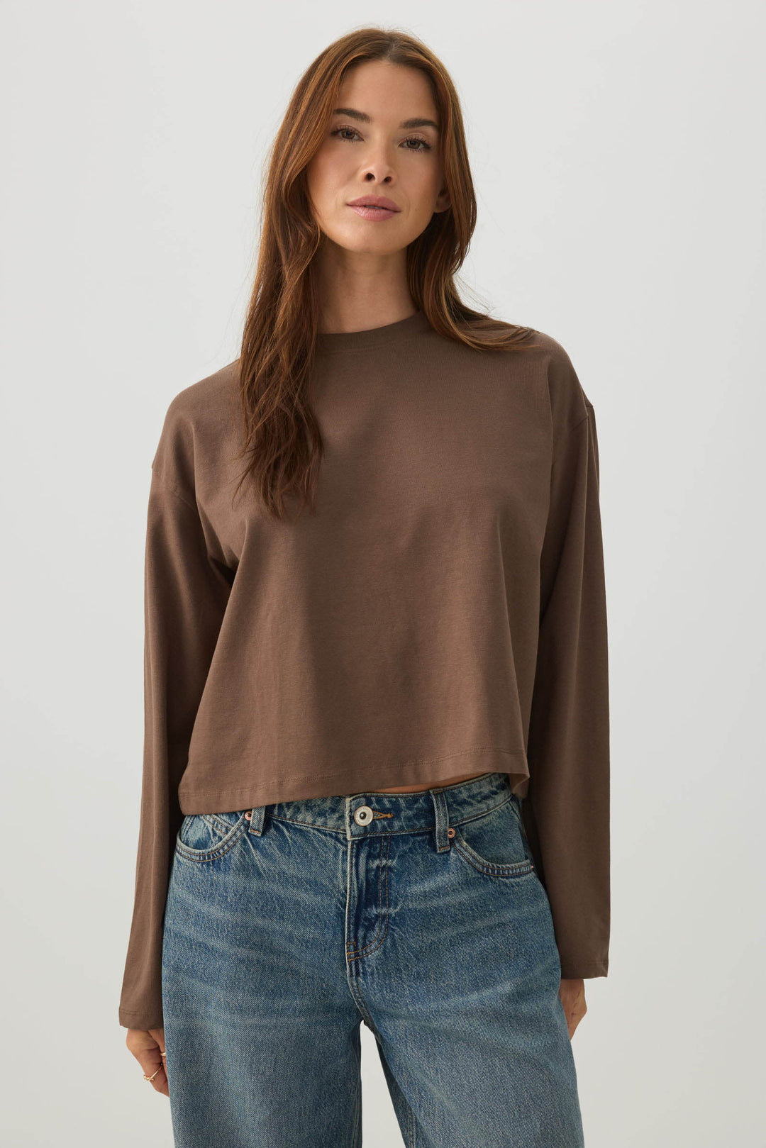 Basicore™ Boxy Long Sleeve T-Shirt
