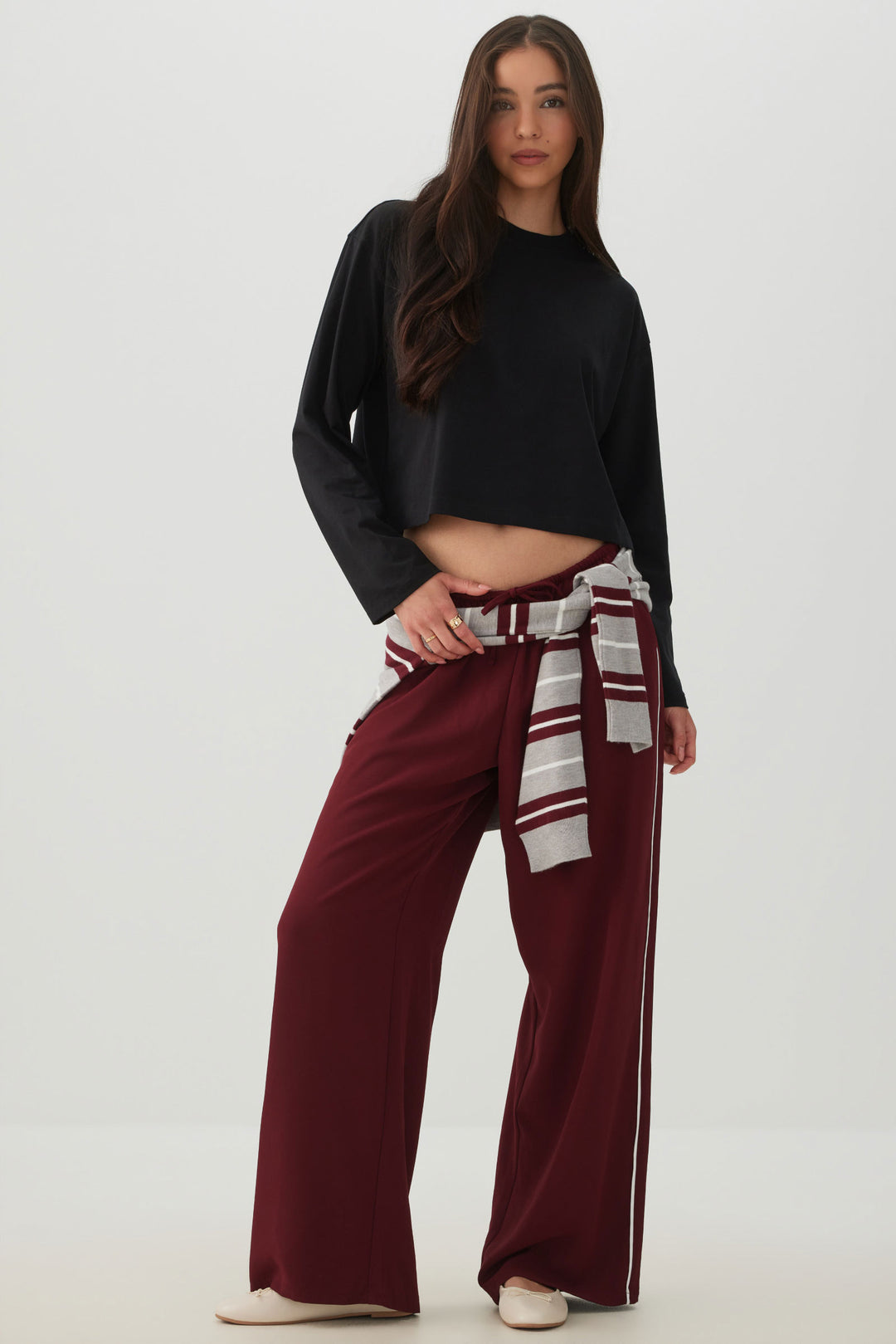 Basicore™ Boxy Long Sleeve T-Shirt