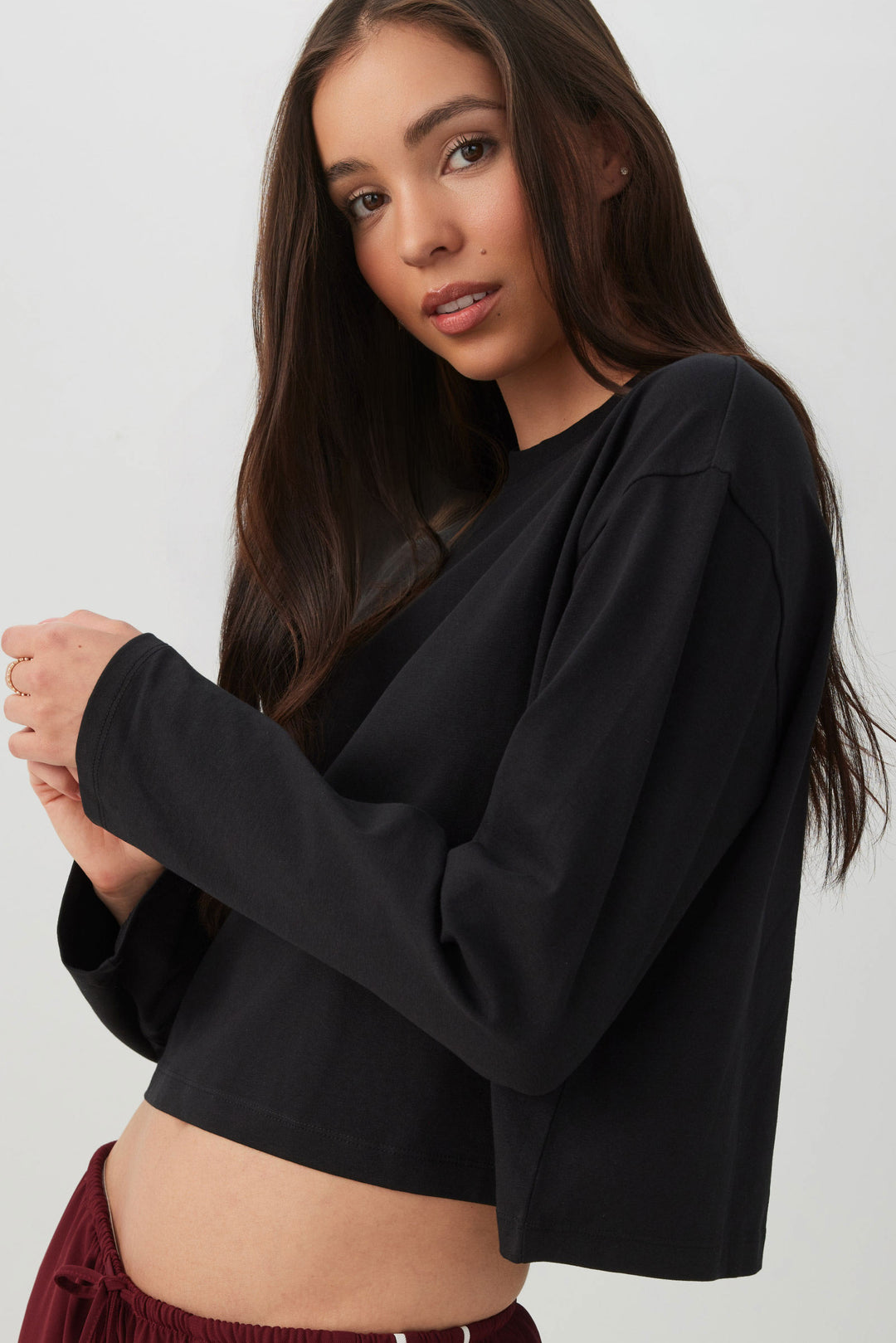 Basicore™ Boxy Long Sleeve T-Shirt