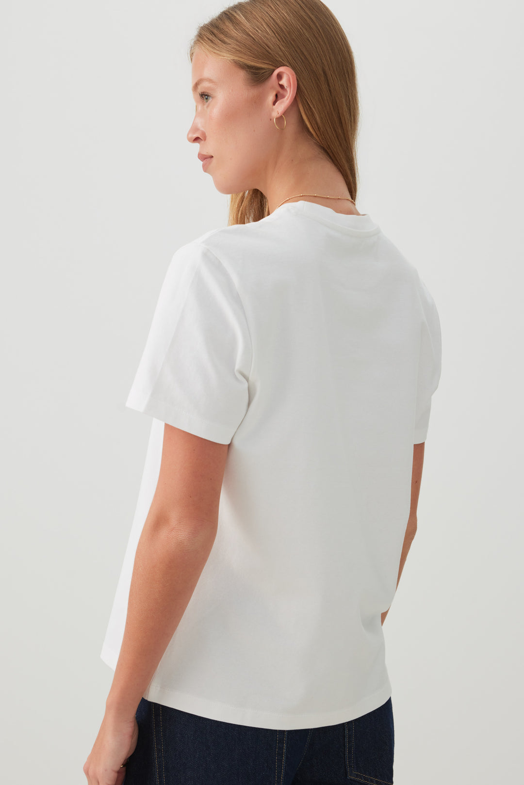 T-shirt en jersey décontracté Basic