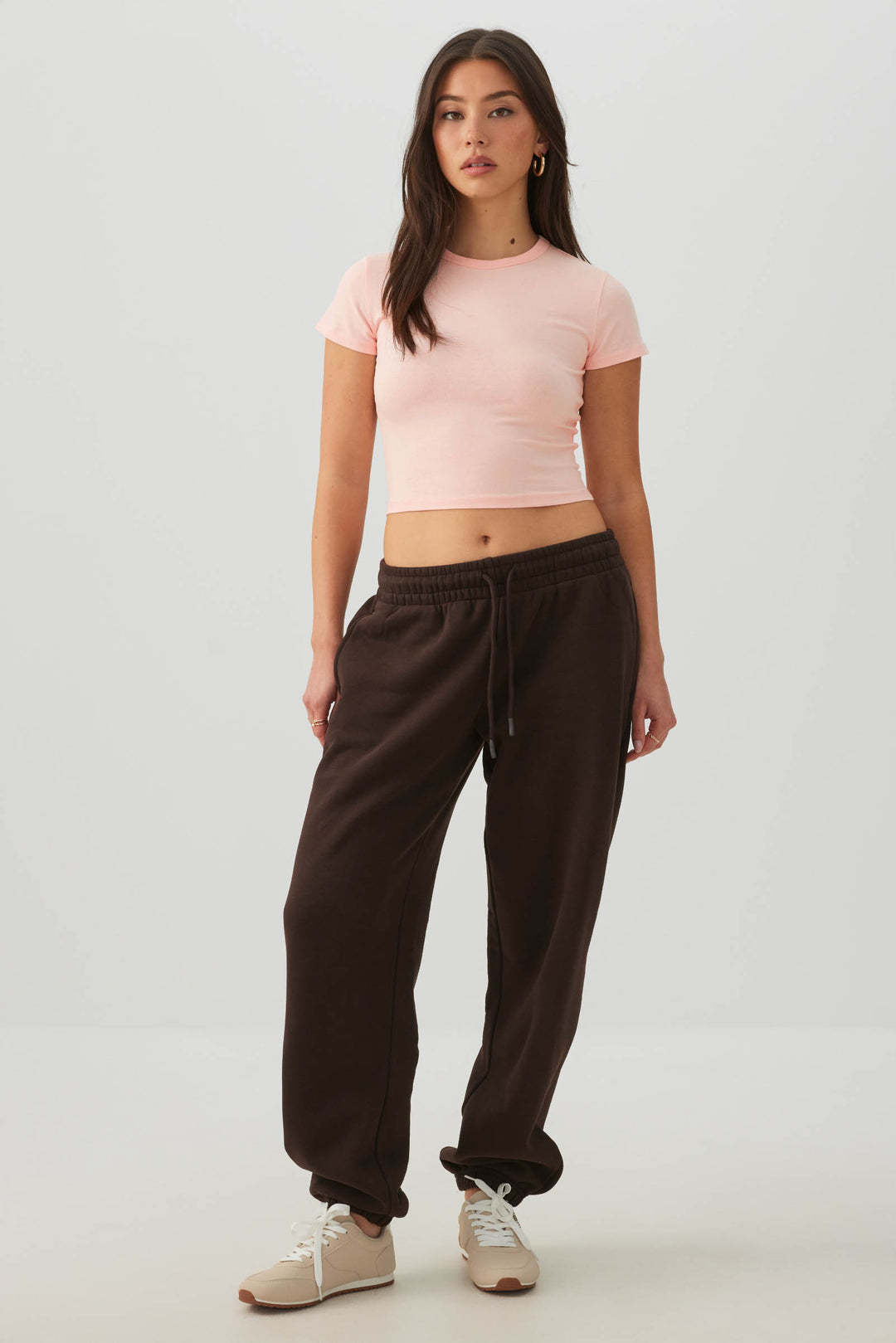 Basicore™ Crop Cap Sleeve T-Shirt