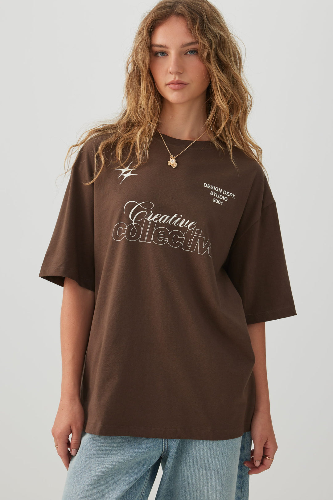 T-shirt graphique ample