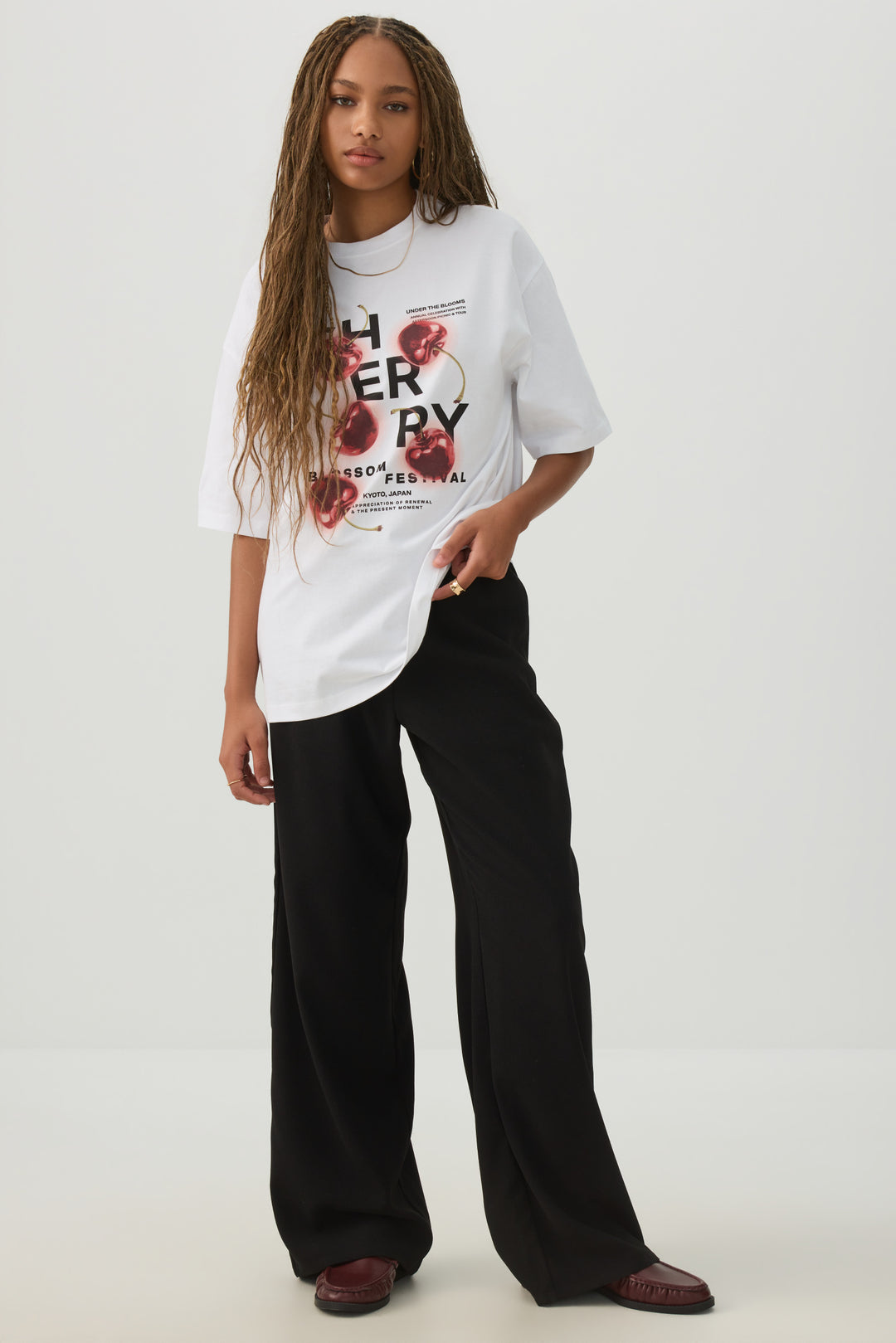 T-shirt graphique ample