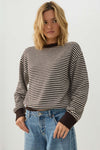 Striped Crew Neck Sweater