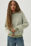 Striped Crew Neck Sweater