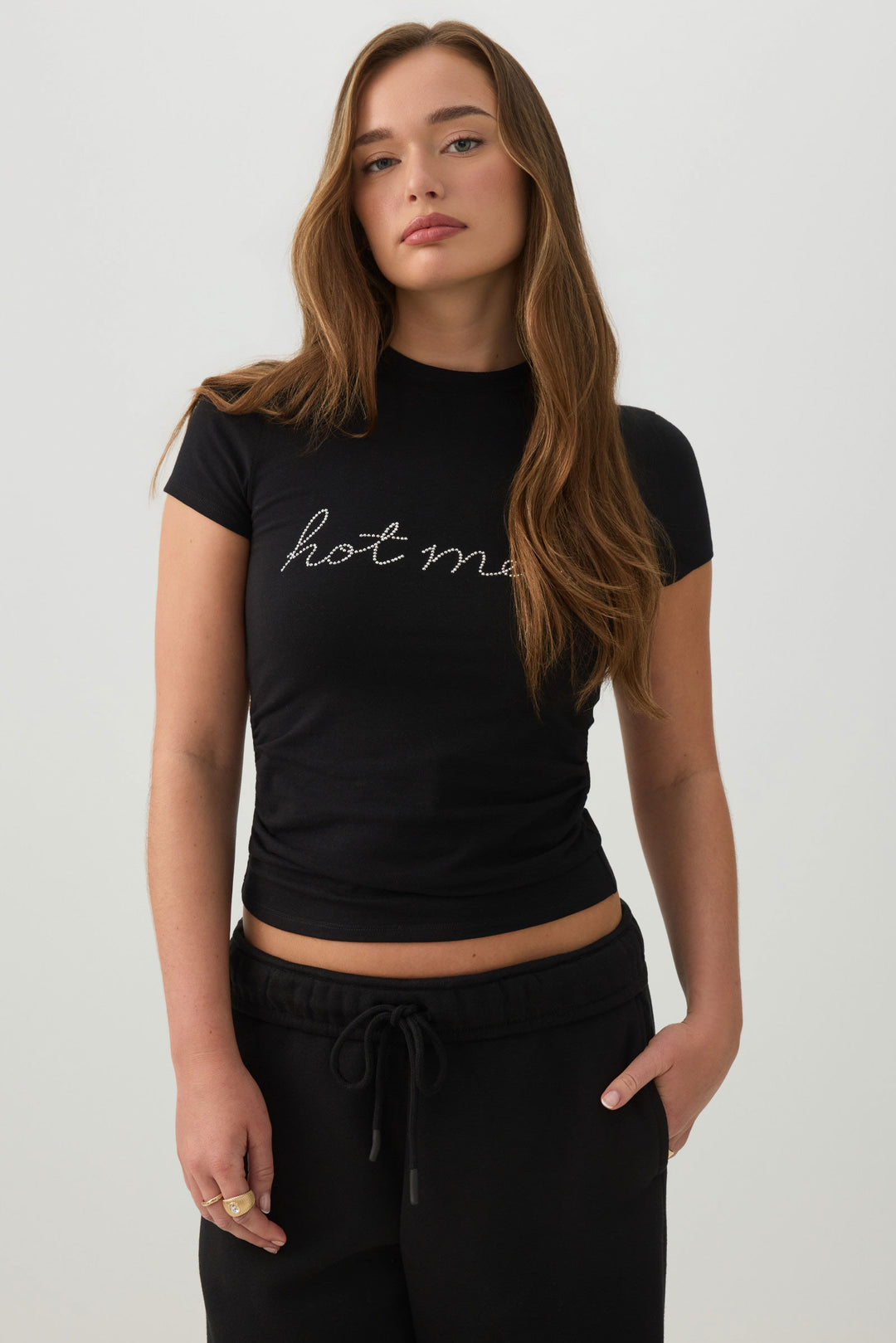 Hot Mess Ruched T-Shirt