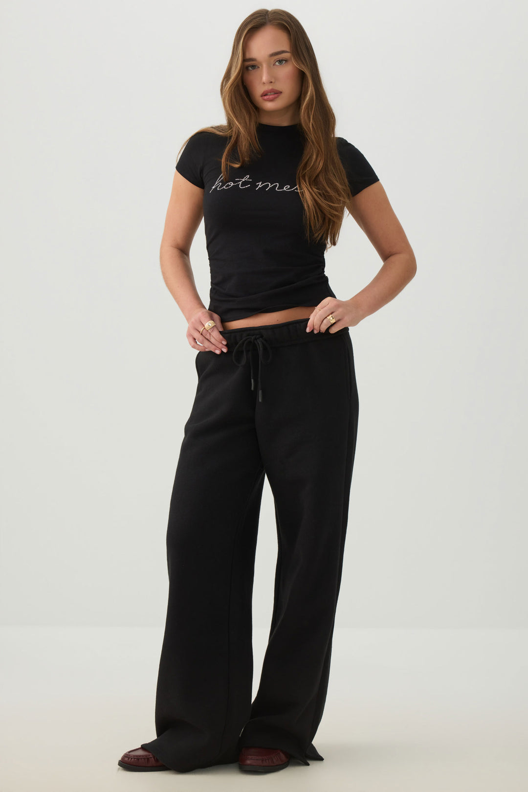 Hot Mess Ruched T-Shirt