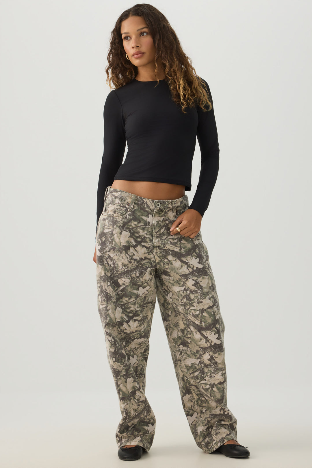 PURAFORM™ Crew Neck Crop T-Shirt