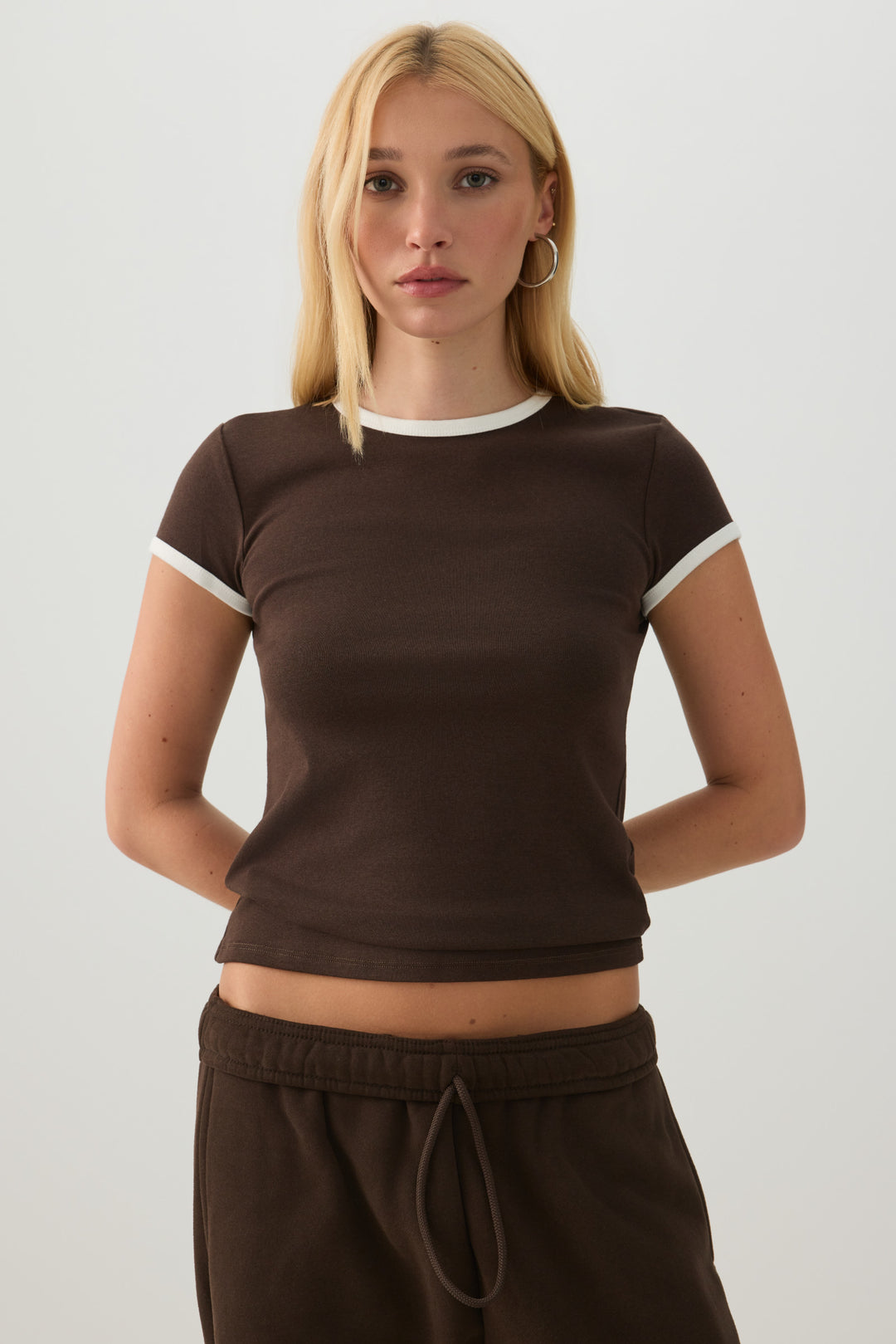 Ringer Crew Neck T-Shirt