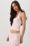 Smoothcore™ Basic Halter Crop Tank Top