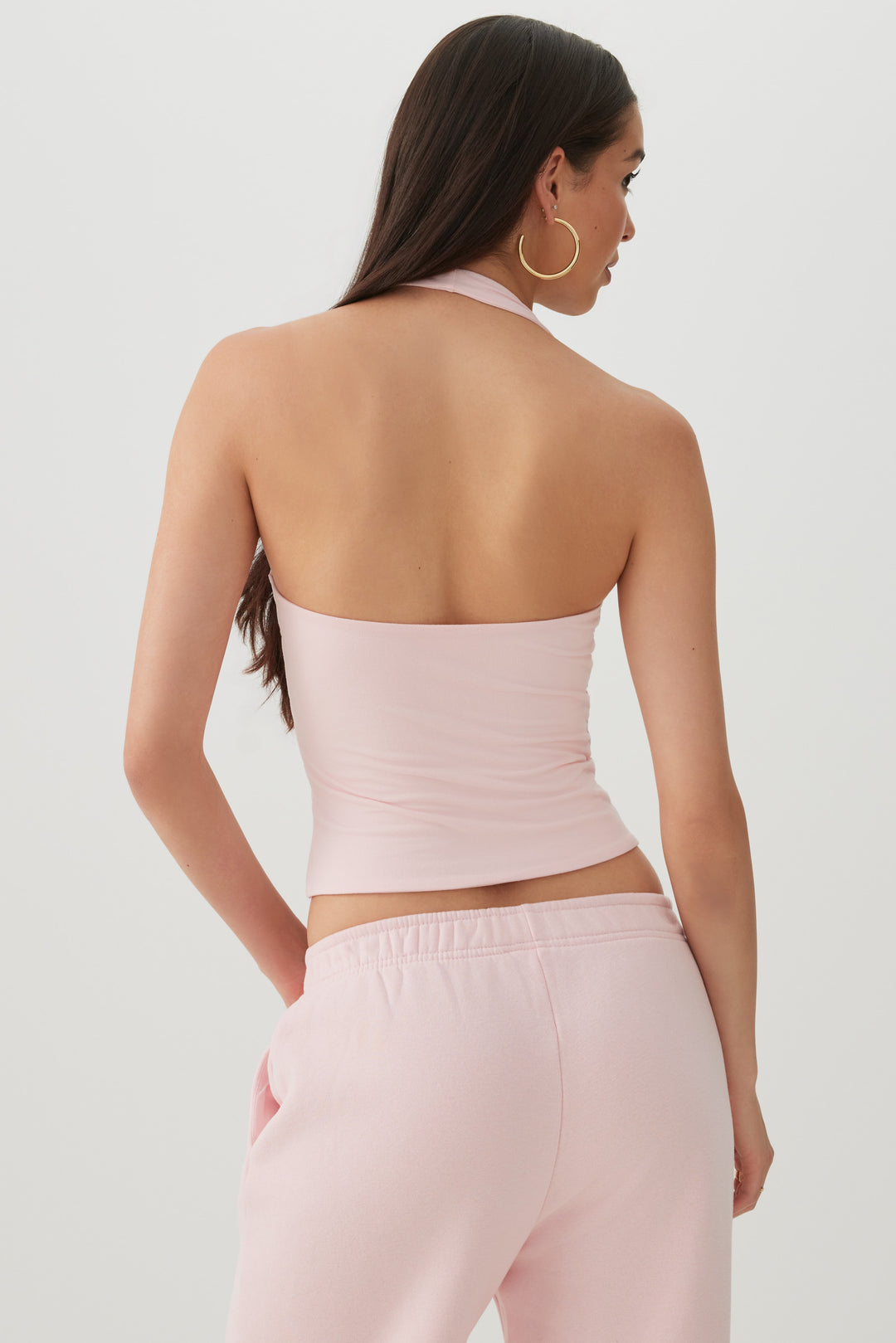 Smoothcore™ Basic Halter Crop Tank Top