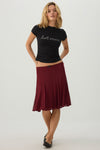 Mesh Midi Skirt