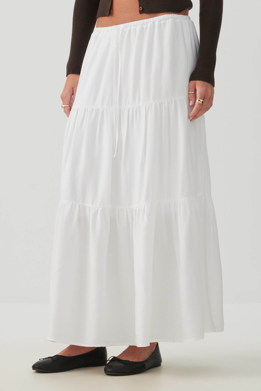 Tiered Maxi Skirt