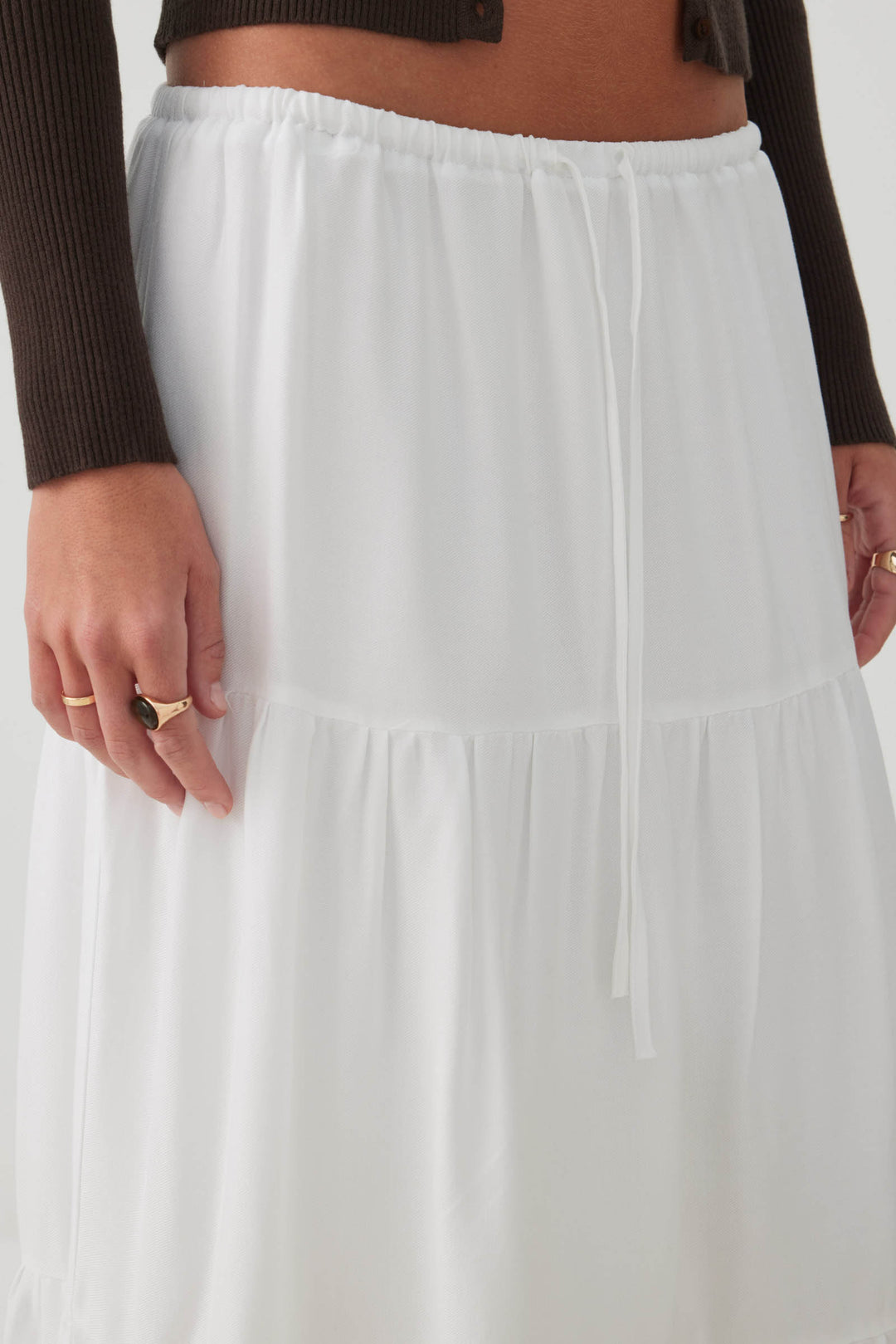Tiered Maxi Skirt