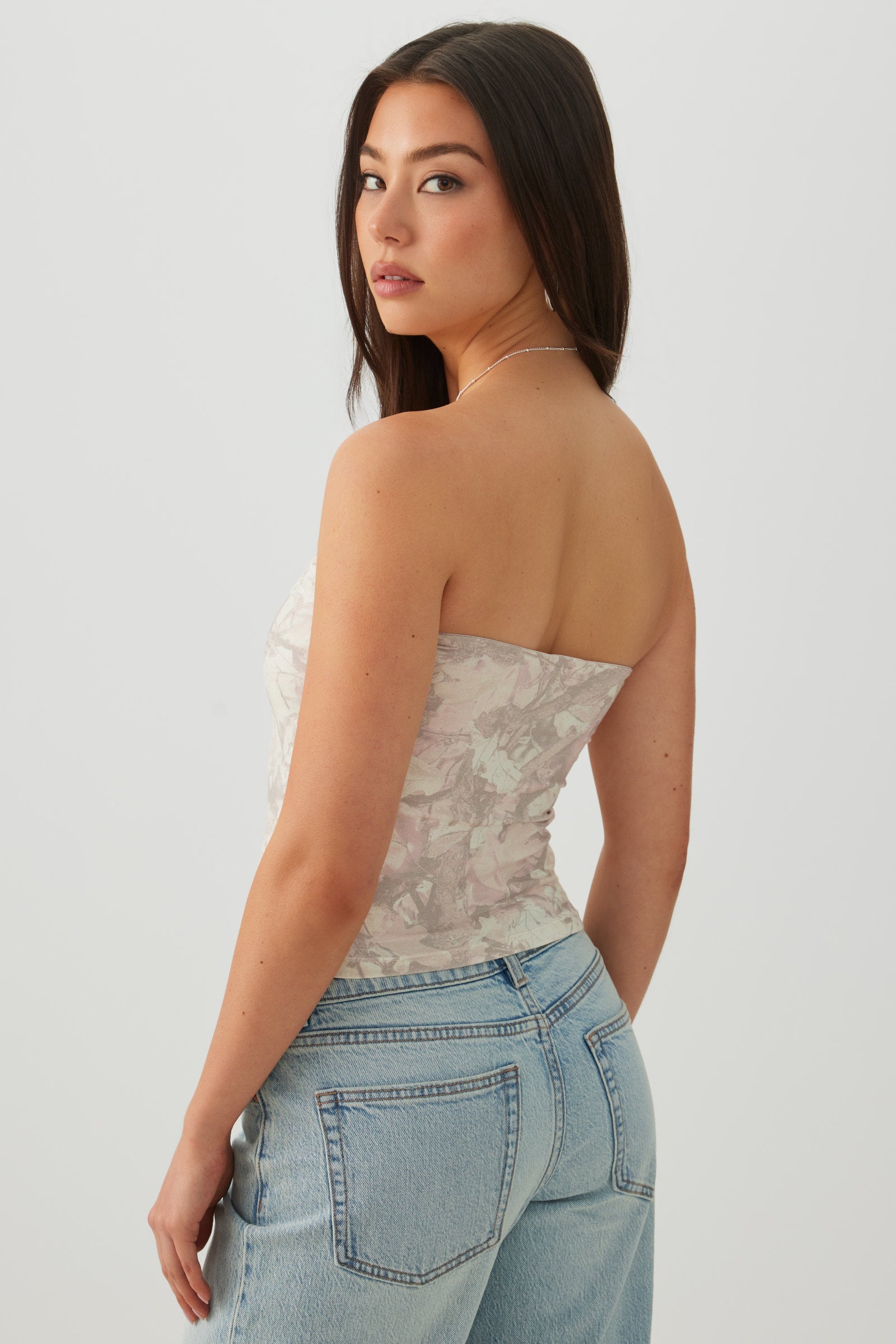 Foliage Crop Tube Top | Ardene