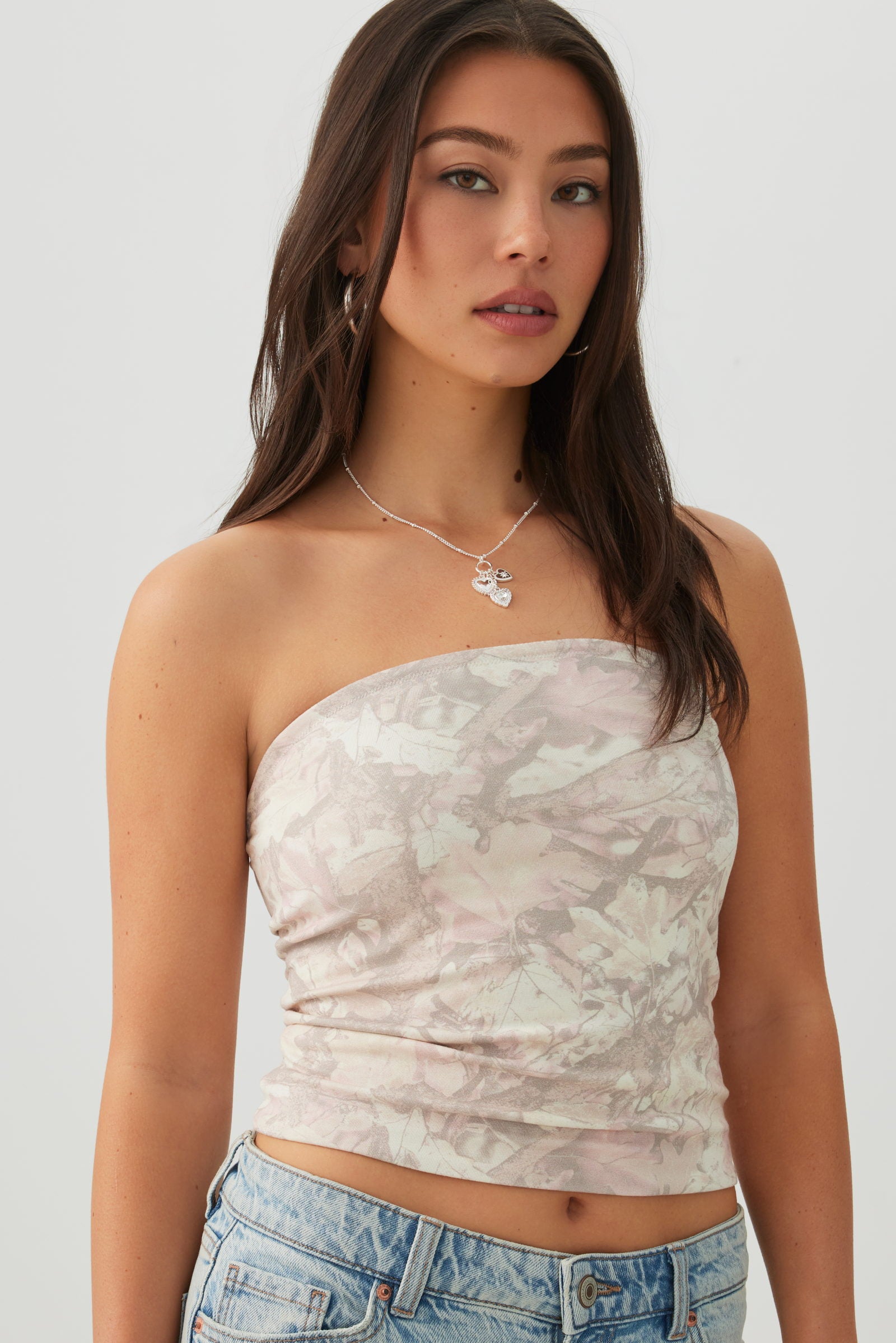 Foliage Crop Tube Top | Ardene