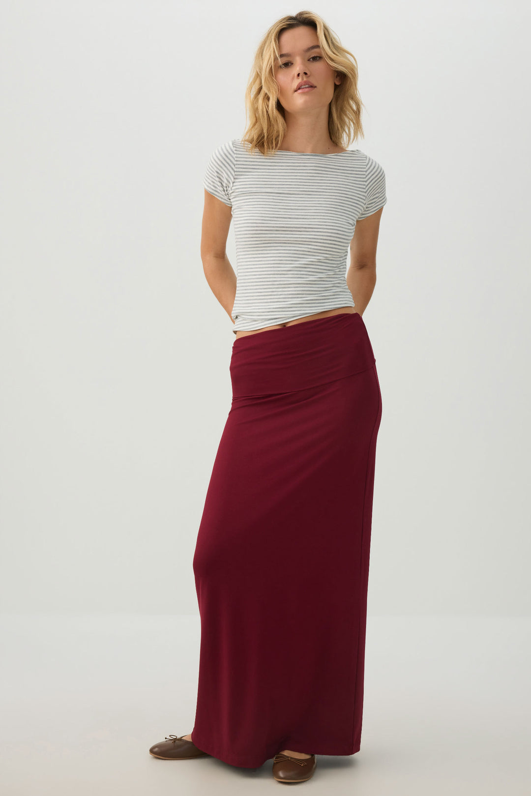 Jupe maxi repliable 2 en 1