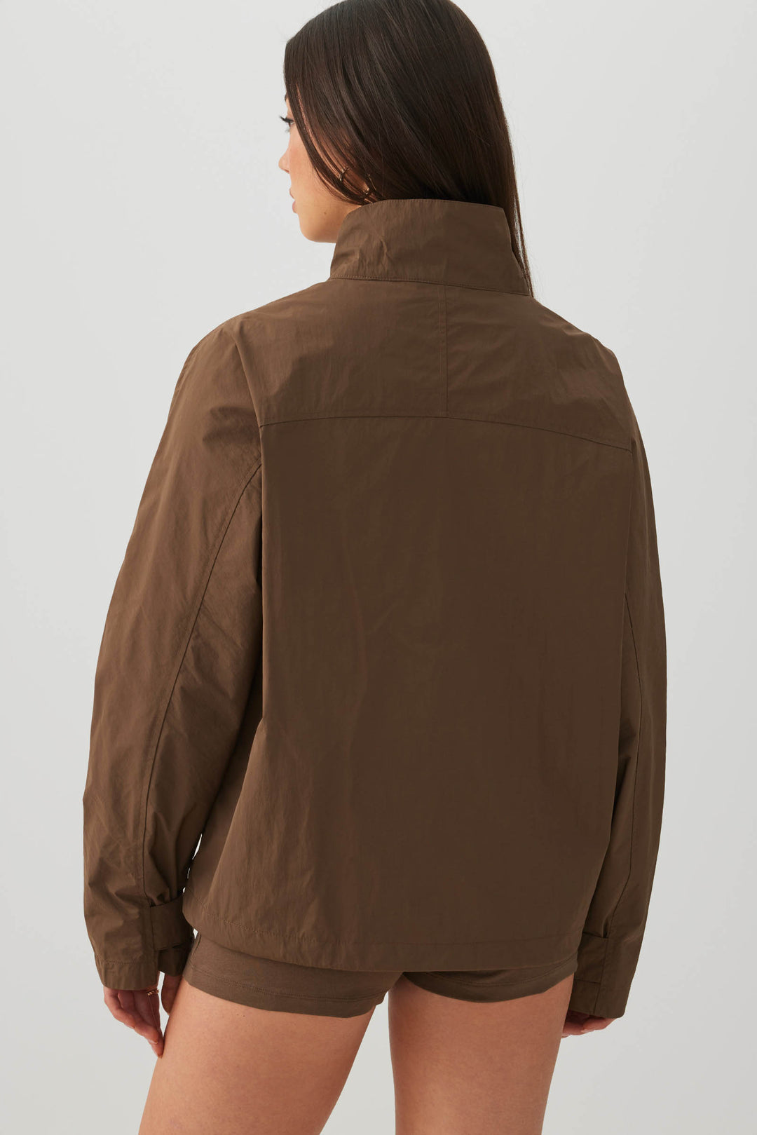 Oversized Windbreaker Jacket