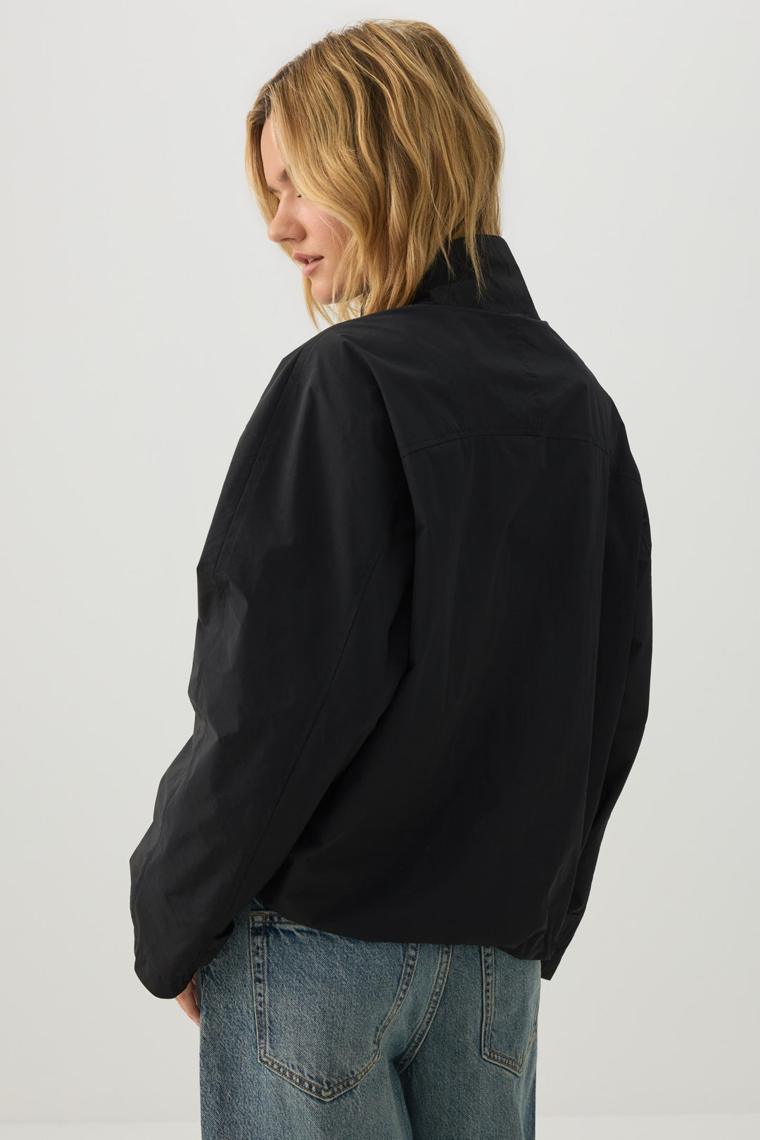 Oversized Windbreaker Jacket