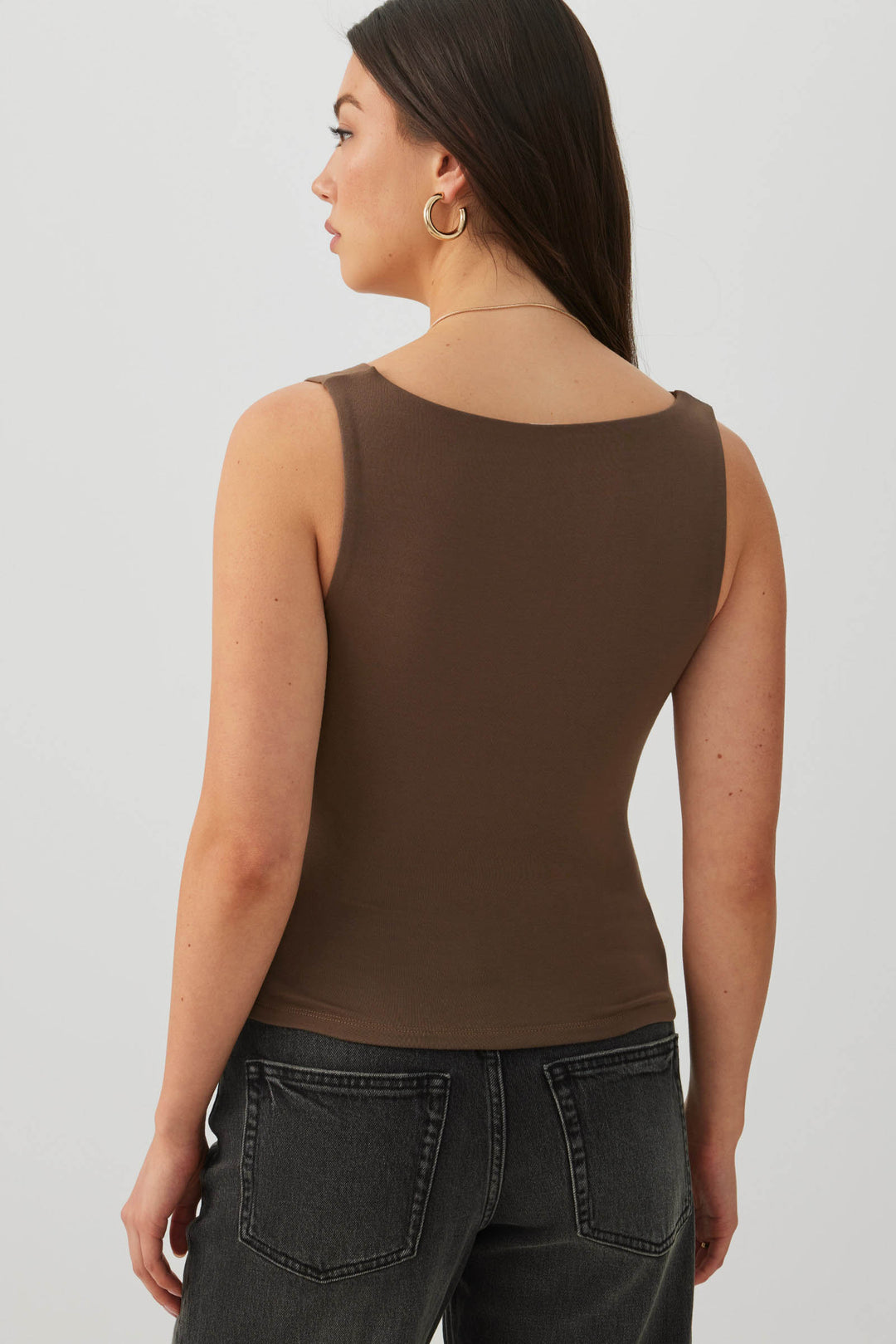 Camisole à col drapé
