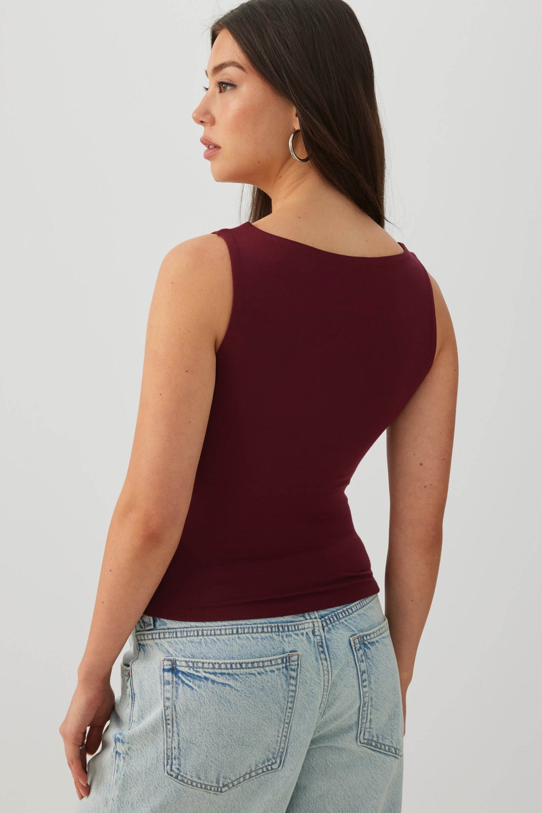 Camisole à col drapé