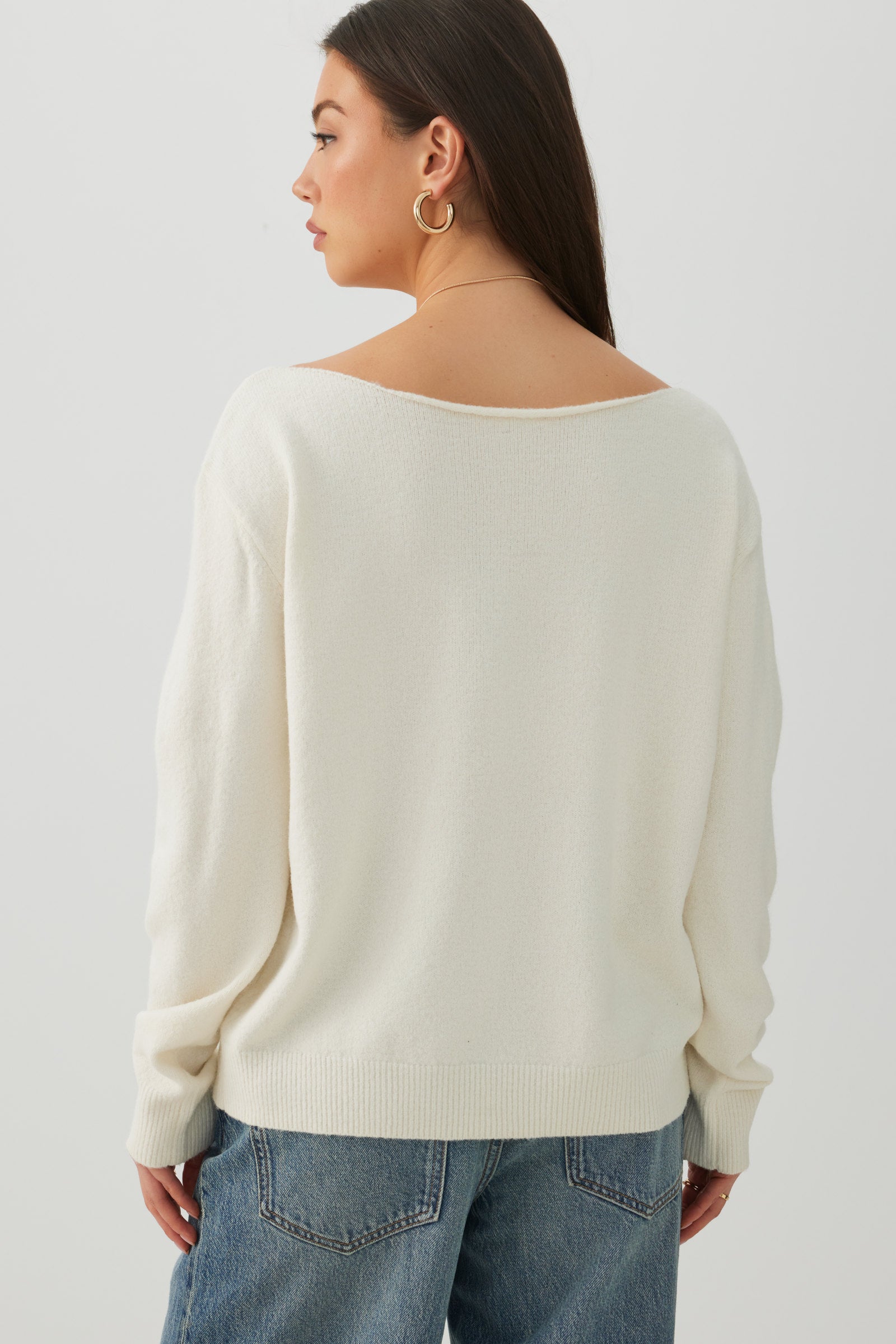 Off Shoulder Knit Sweater | Ardene