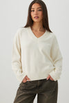 V-Neck Knit Sweater