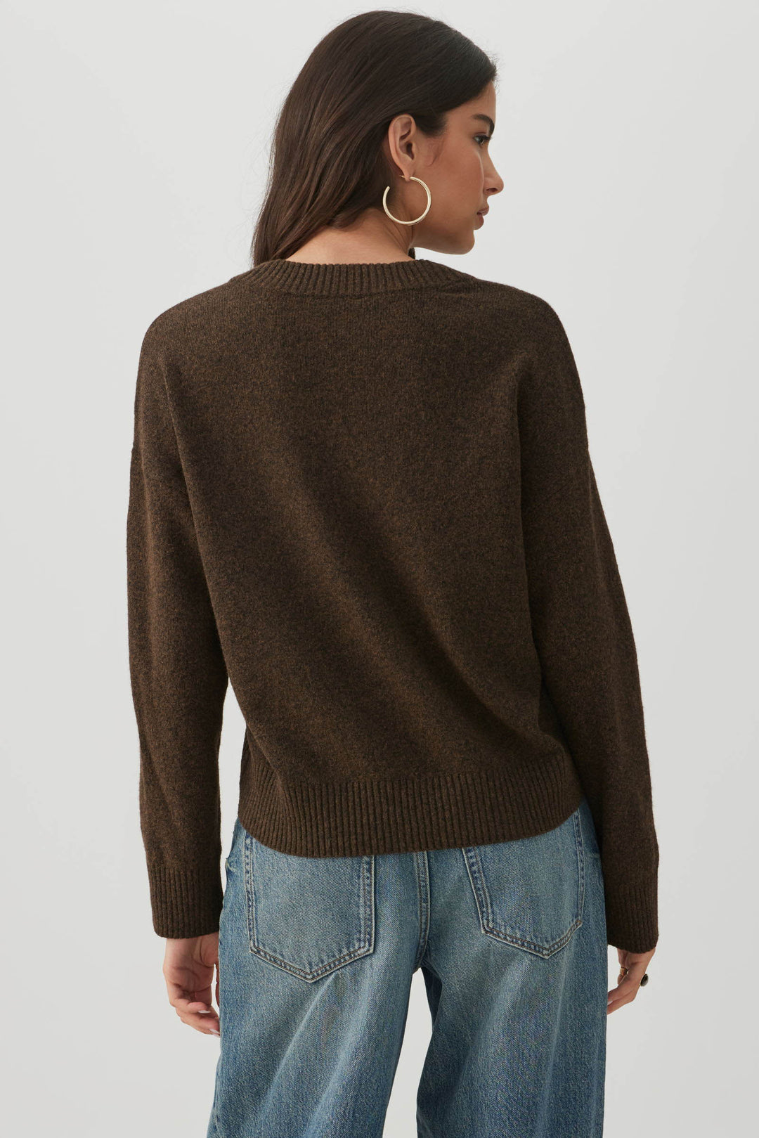 V-Neck Knit Sweater