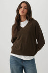 V-Neck Knit Sweater