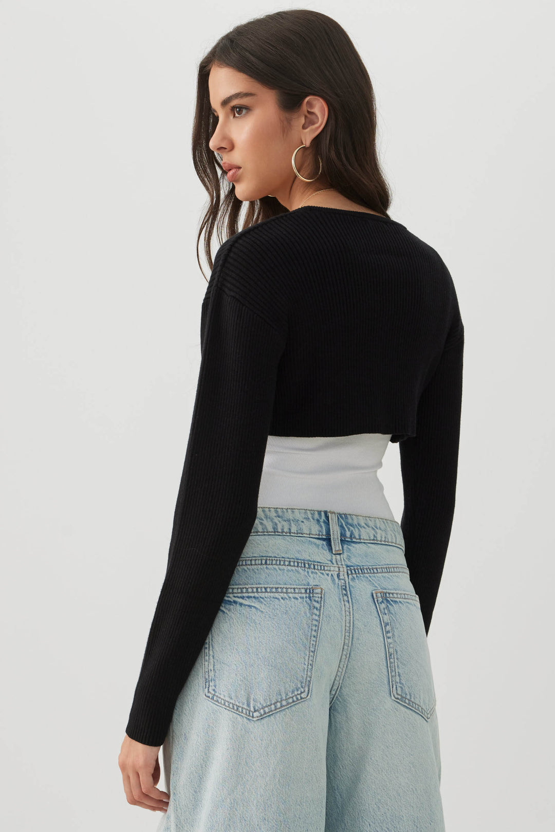 Ultra Crop Rib Bolero