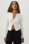 Slim Fit Button Front Cardigan