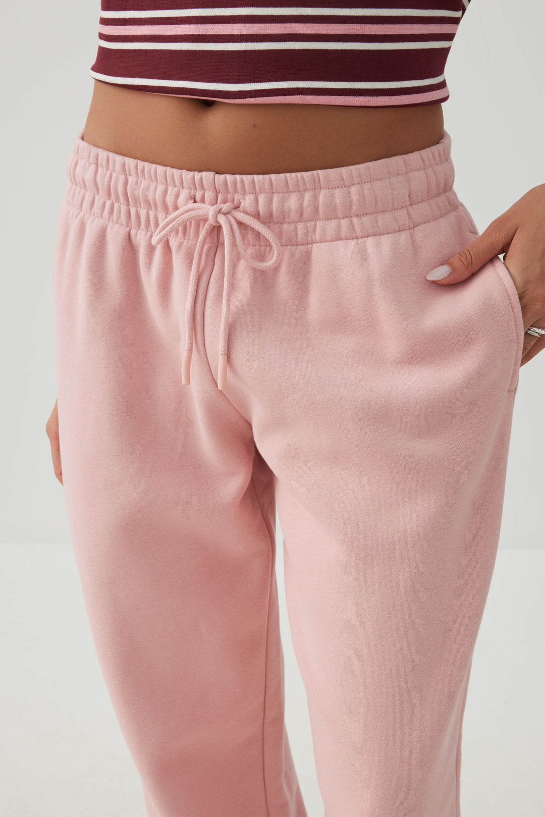 Pantalon ample taille mi-haute Molleton MADESOFT™ 