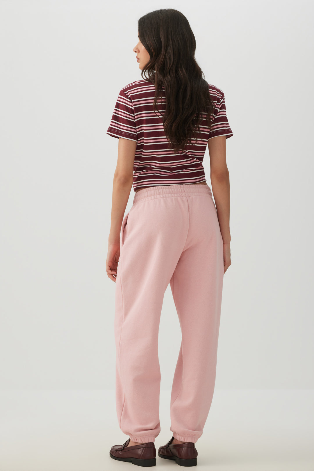 Pantalon ample taille mi-haute Molleton MADESOFT™ 