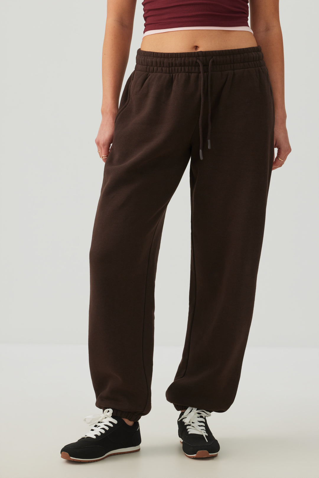 MADESOFT™ Fleece Mid Rise Baggy Sweatpants
