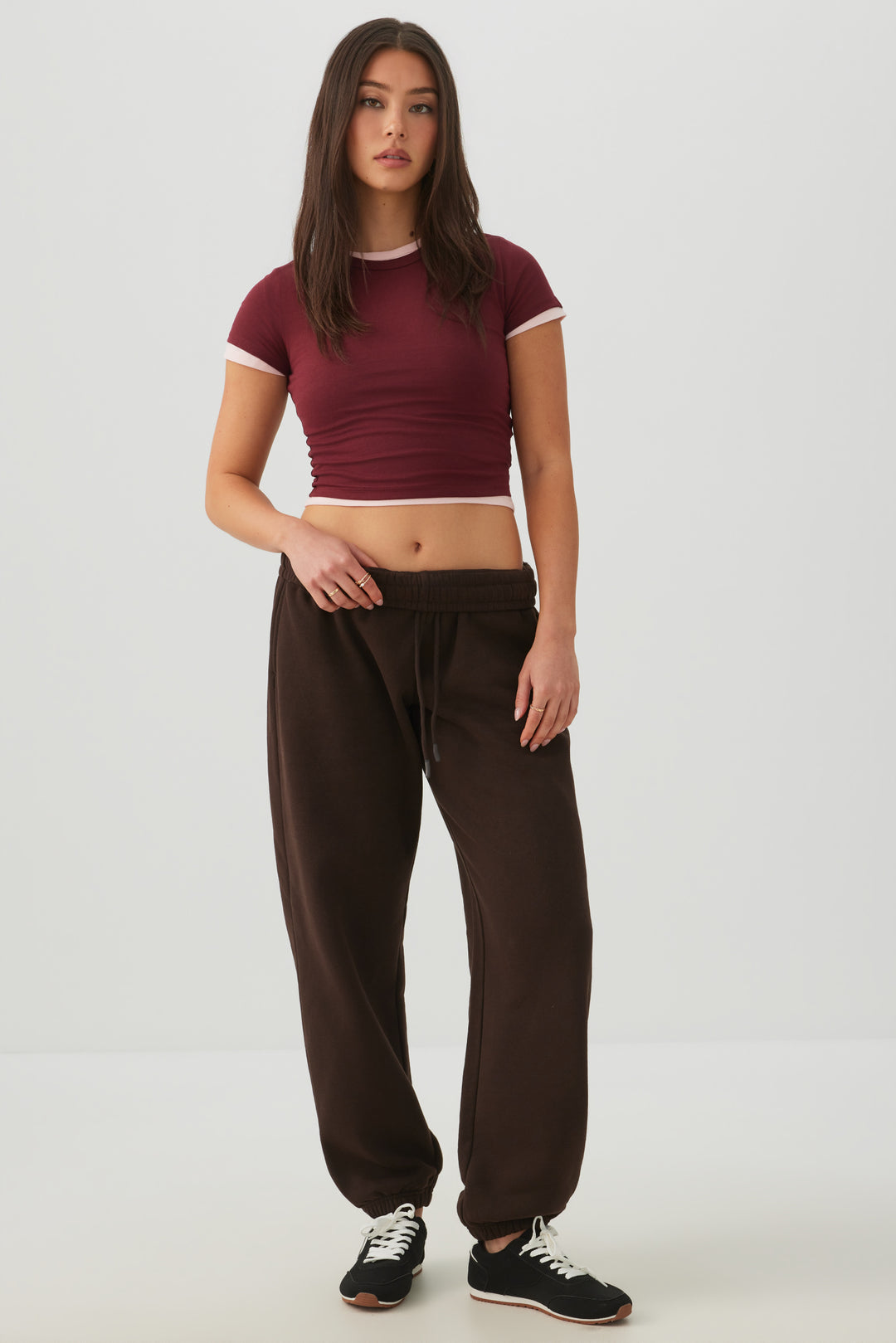 MADESOFT™ Fleece Mid Rise Baggy Sweatpants