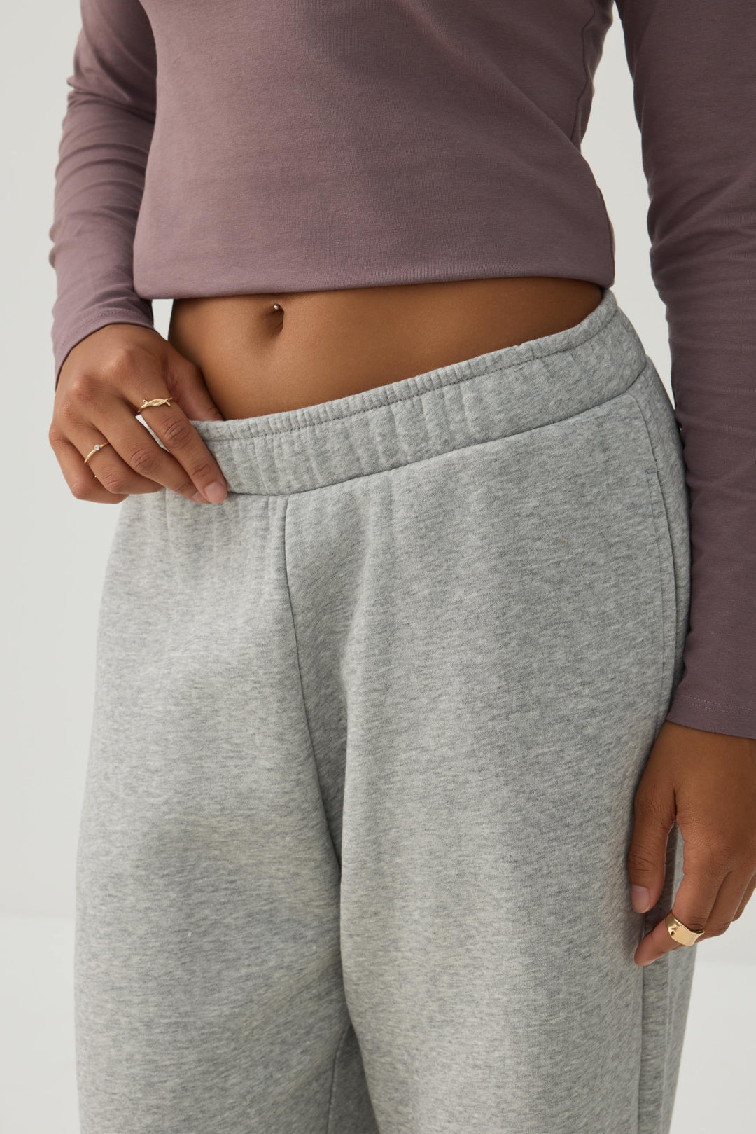 Pantalon jambe large Molleton MADESOFT™ 