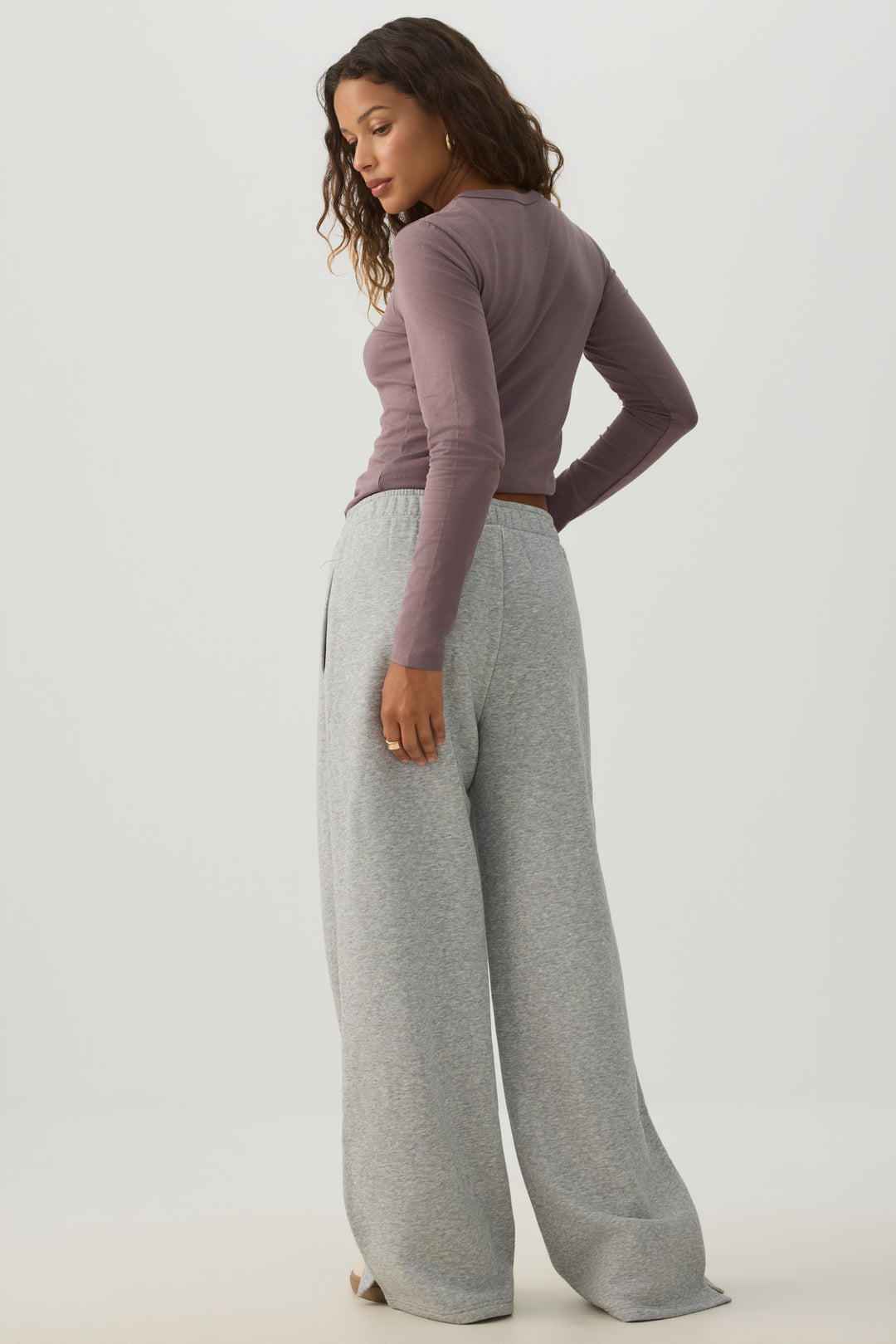 Pantalon jambe large Molleton MADESOFT™ 