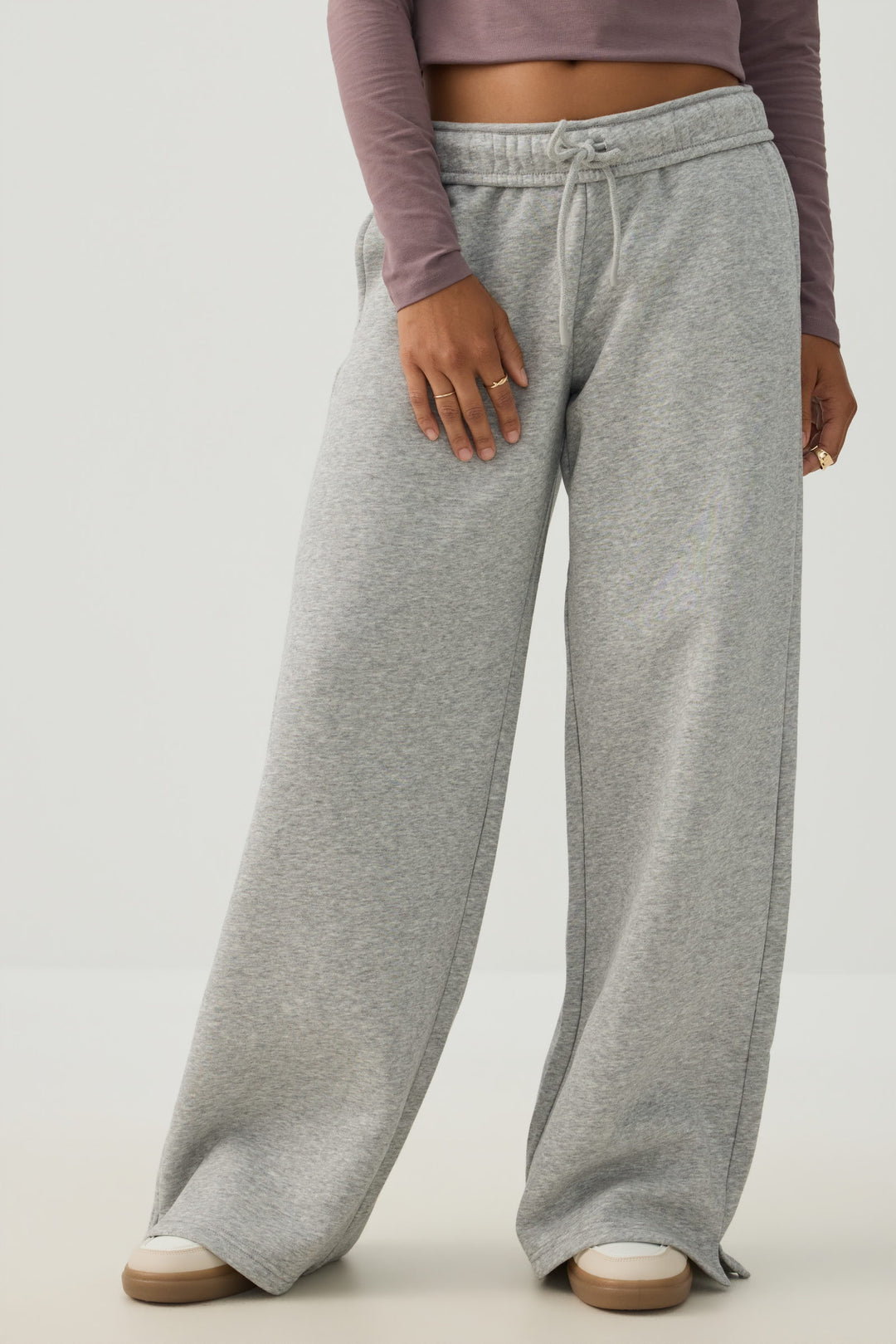 Pantalon jambe large Molleton MADESOFT™ 