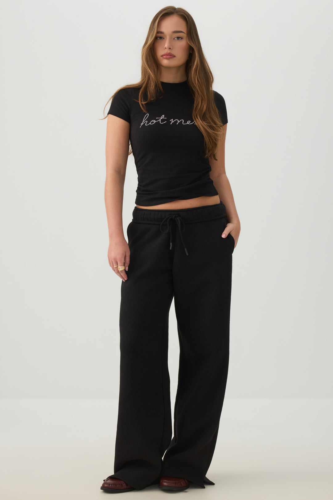 Pantalon jambe large Molleton MADESOFT™ 
