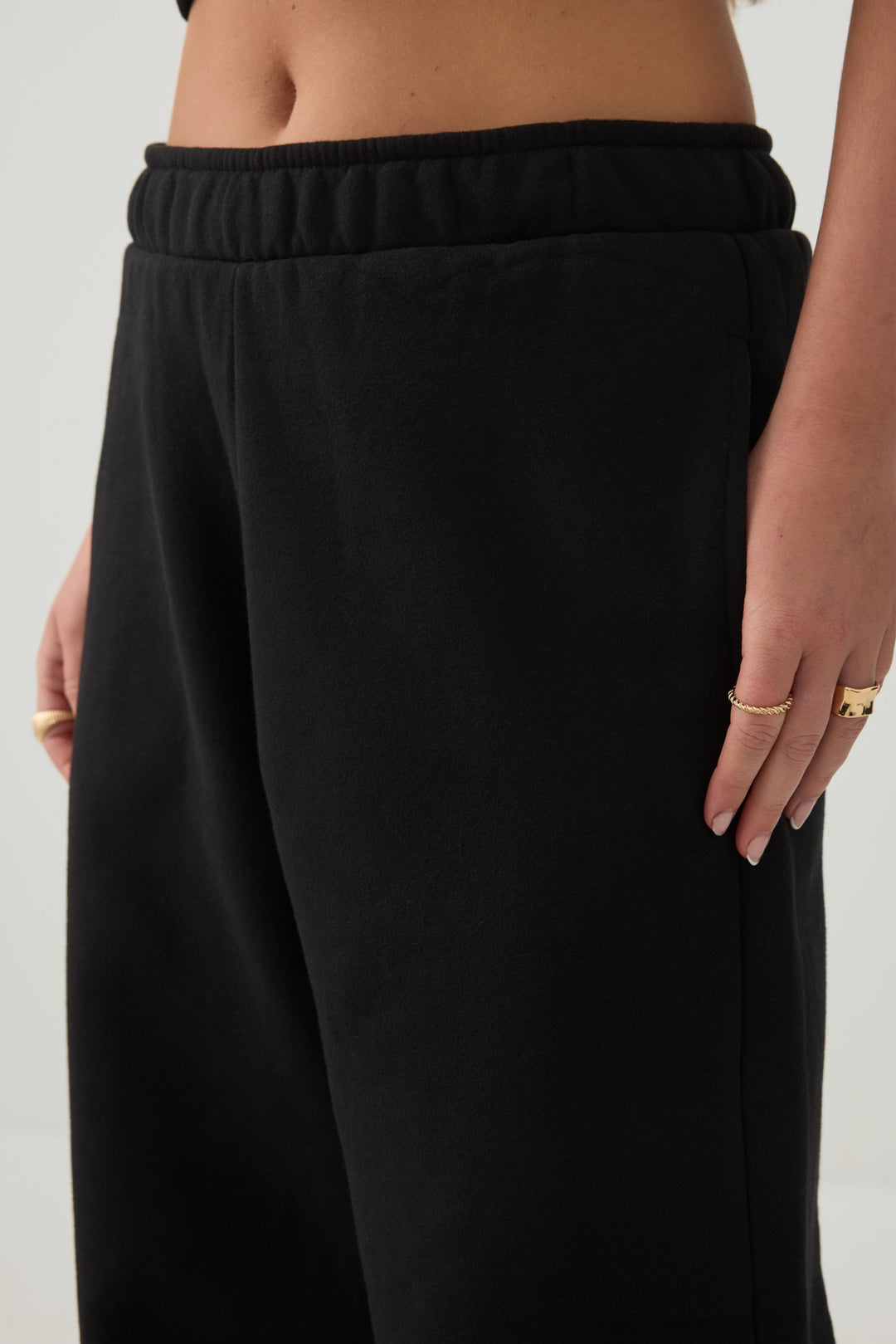 Pantalon jambe large Molleton MADESOFT™ 