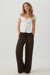 Pantalon fluide à jambe large
